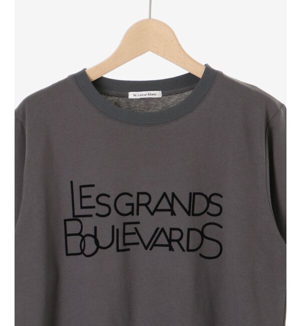  「《手洗い可能》Les Grands BoulevardsロゴTシャツ」|Tシャツ・カットソー|