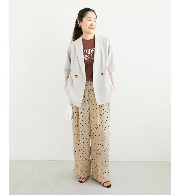  「《手洗い可能》RIDES DANS L'EAUロゴTシャツ」|Tシャツ・カットソー|