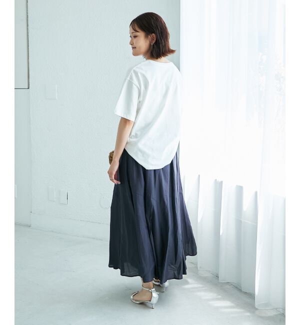  「《手洗い可能》RIDES DANS L'EAUロゴTシャツ」|Tシャツ・カットソー|