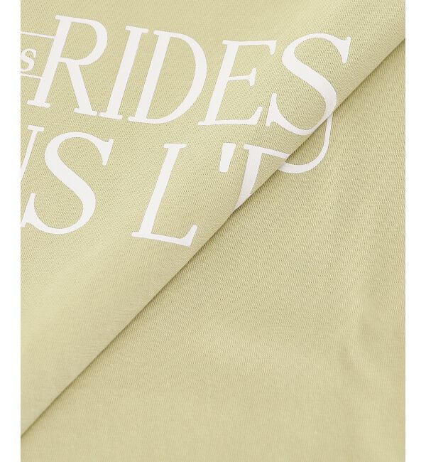  「《手洗い可能》RIDES DANS L'EAUロゴTシャツ」|Tシャツ・カットソー|