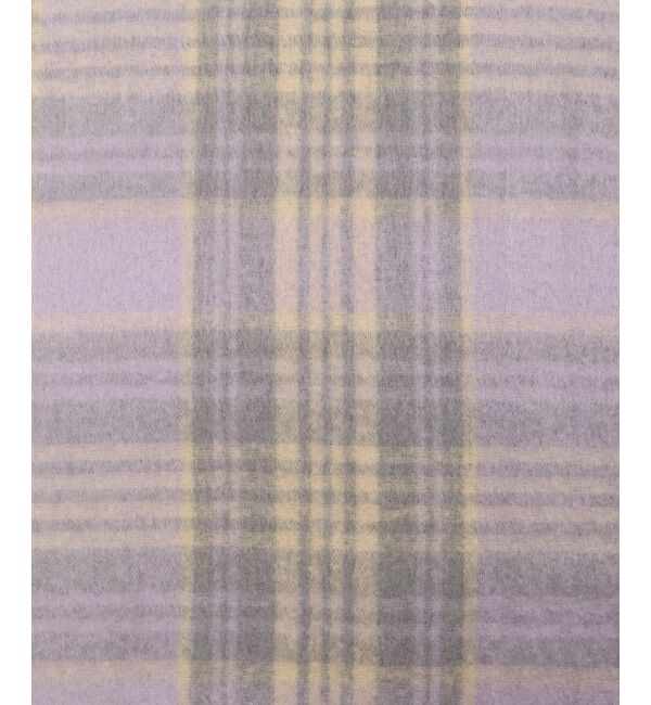  「チェック起毛ストール」|ストール|