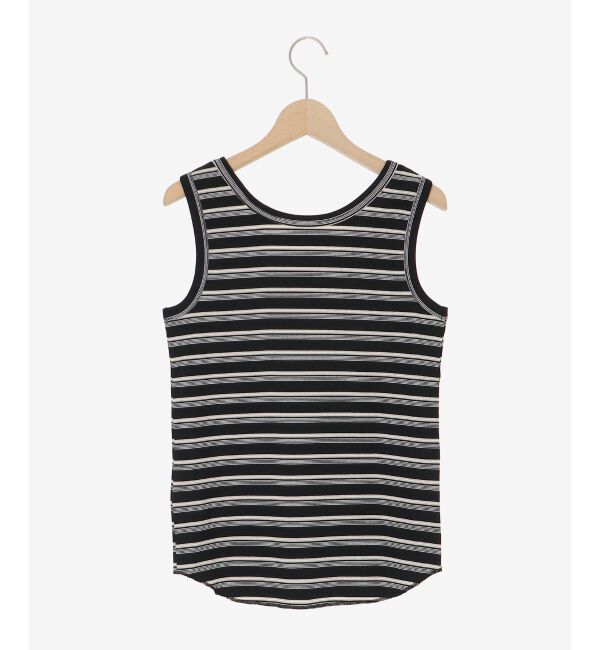  「マルチボーダーリブタンク」|タンクトップ|