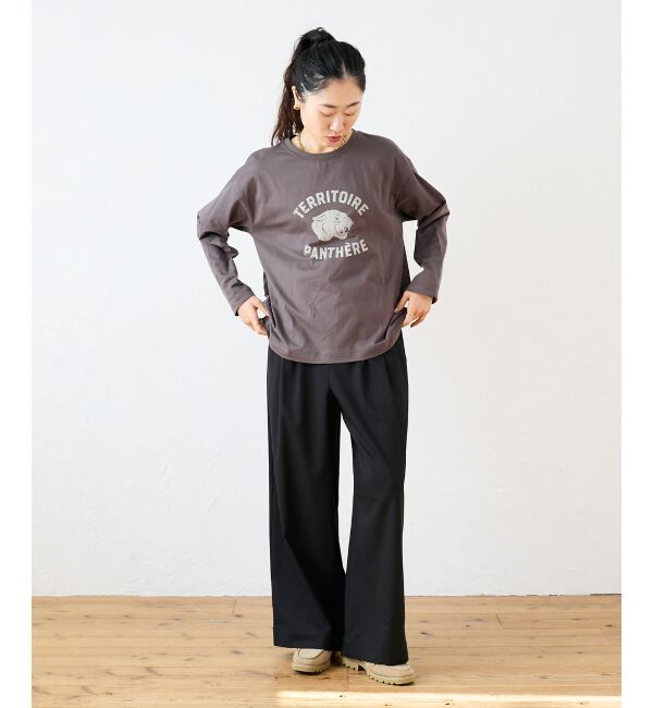  「ヴィンテージライクロゴロングTシャツ」|Tシャツ・カットソー|