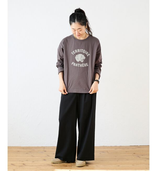  「ヴィンテージライクロゴロングTシャツ」|Tシャツ・カットソー|