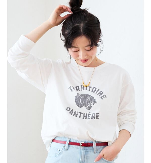  「ヴィンテージライクロゴロングTシャツ」|Tシャツ・カットソー|