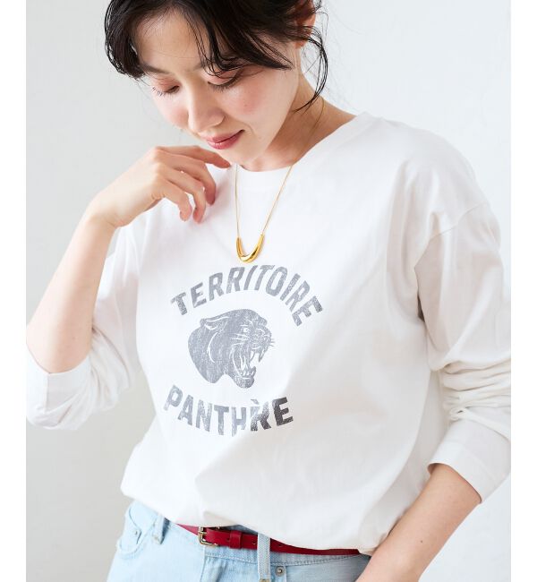  「ヴィンテージライクロゴロングTシャツ」|Tシャツ・カットソー|