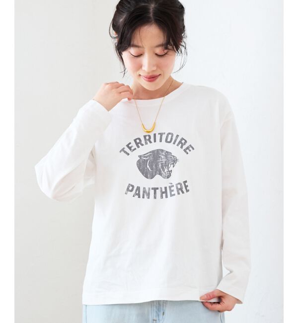  「ヴィンテージライクロゴロングTシャツ」|Tシャツ・カットソー|