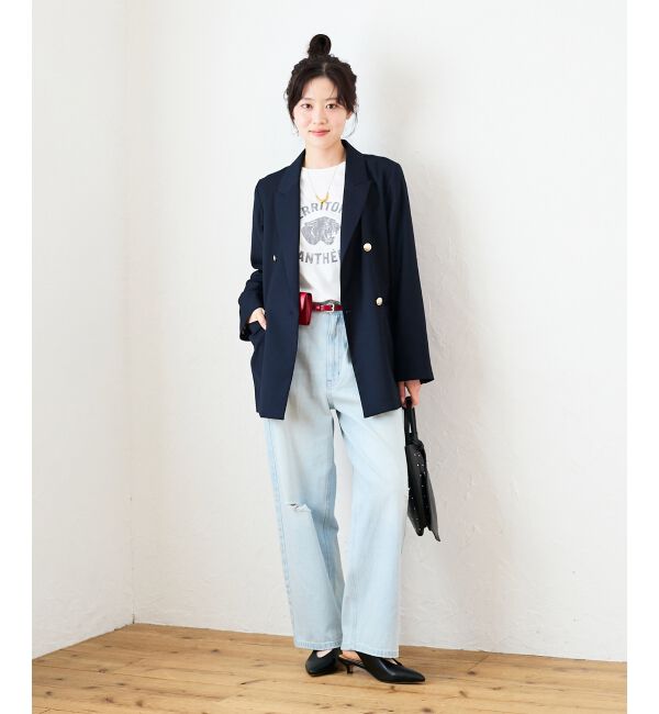  「ヴィンテージライクロゴロングTシャツ」|Tシャツ・カットソー|