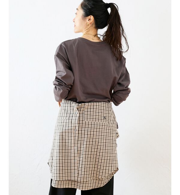  「ヴィンテージライクロゴロングTシャツ」|Tシャツ・カットソー|