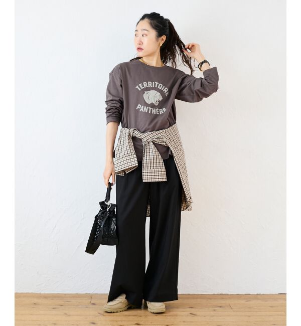  「ヴィンテージライクロゴロングTシャツ」|Tシャツ・カットソー|