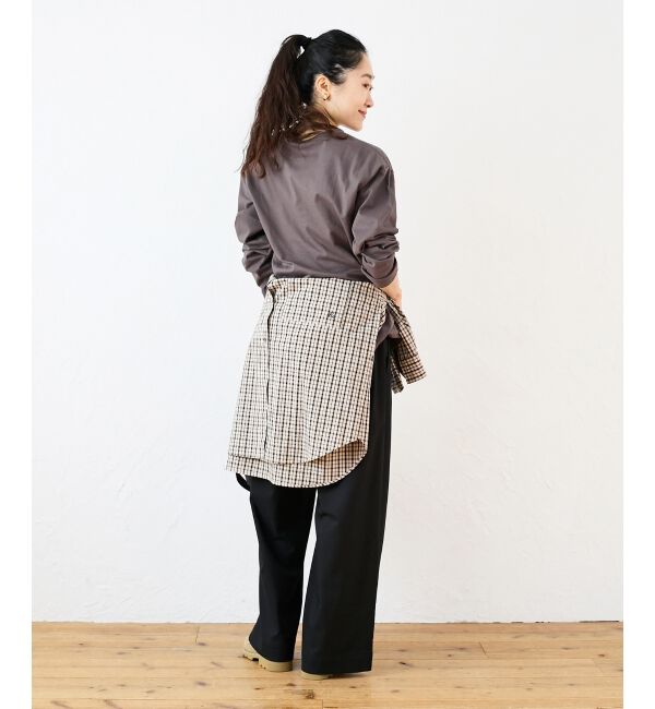  「ヴィンテージライクロゴロングTシャツ」|Tシャツ・カットソー|