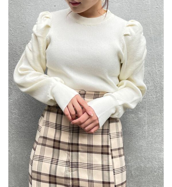 MAJESTICLEGON「きらめきパワショルニット」|ニット・セーター|