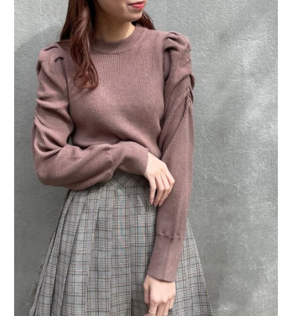 MAJESTICLEGON「きらめきパワショルニット」|ニット・セーター|