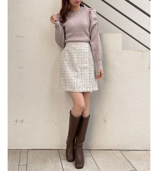 MAJESTICLEGON「きらめきパワショルニット」|ニット・セーター|