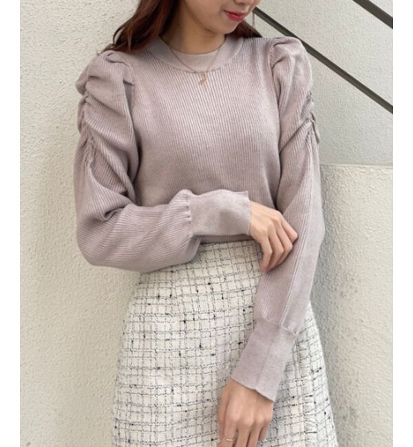 MAJESTICLEGON「きらめきパワショルニット」|ニット・セーター|