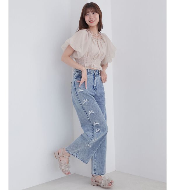 MAJESTICLEGON「前後2wayバルーン袖ブラウス」|シャツ・ブラウス|