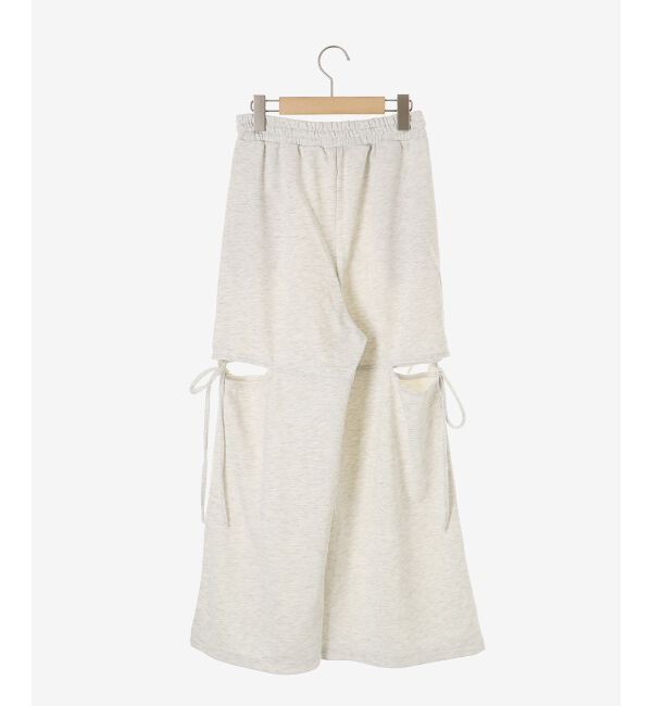  「スリット入りキラキラスウェットパンツ」|その他|