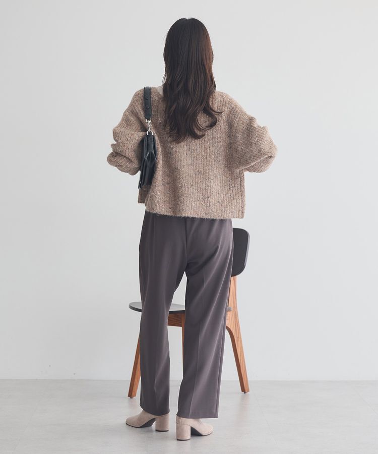 earth music&ecology「ラメテレコハイネックプルオーバー」|Tシャツ・カットソー|