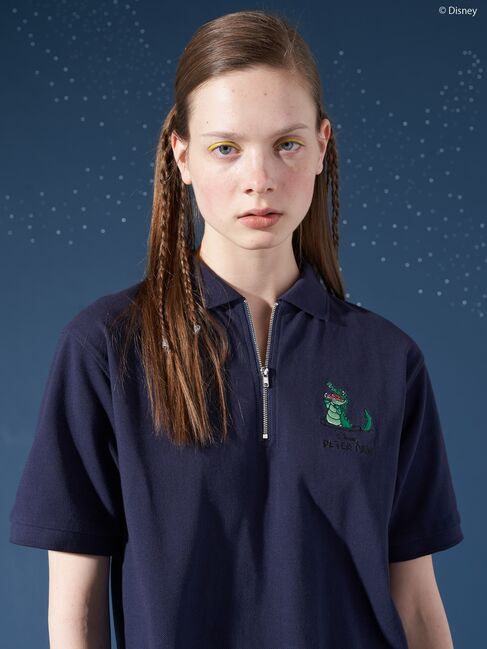 AMERICAN HOLIC「ハーフジップポロシャツ/Peter Pan」|Tシャツ・カットソー|