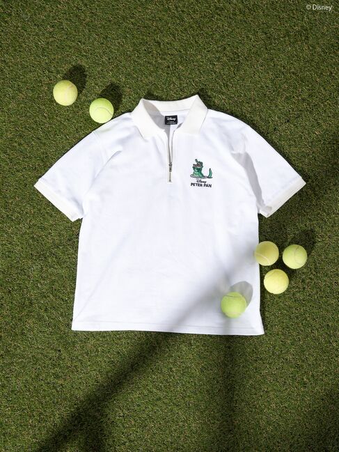 AMERICAN HOLIC「ハーフジップポロシャツ/Peter Pan」|Tシャツ・カットソー|