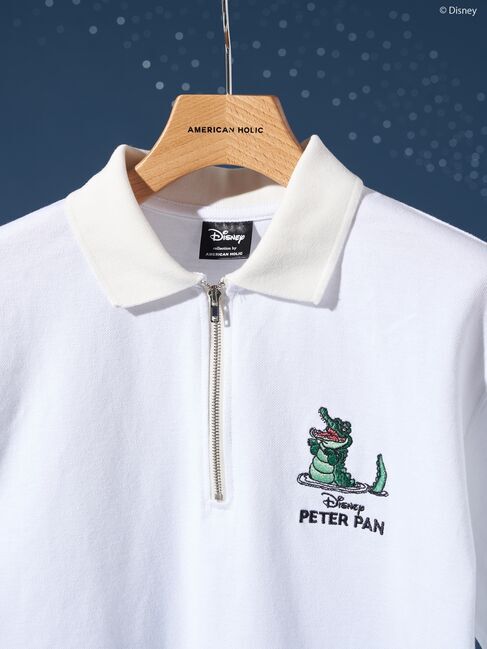 AMERICAN HOLIC「ハーフジップポロシャツ/Peter Pan」|Tシャツ・カットソー|