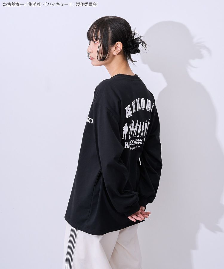 Green Parks「ハイキュー!! モノクロプリント音駒長袖Tシャツ」|Tシャツ・カットソー|