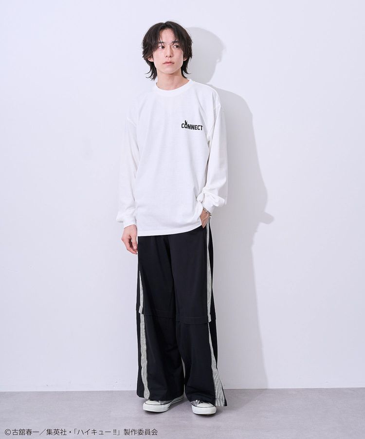 Green Parks「ハイキュー!! モノクロプリント音駒長袖Tシャツ」|Tシャツ・カットソー|