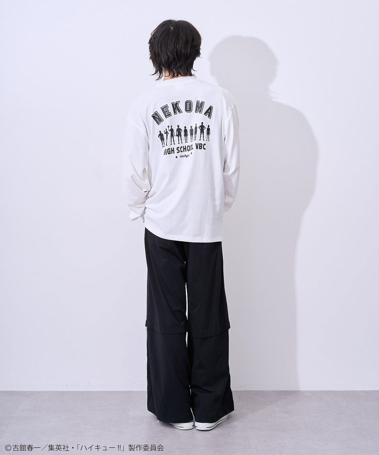 Green Parks「ハイキュー!! モノクロプリント音駒長袖Tシャツ」|Tシャツ・カットソー|