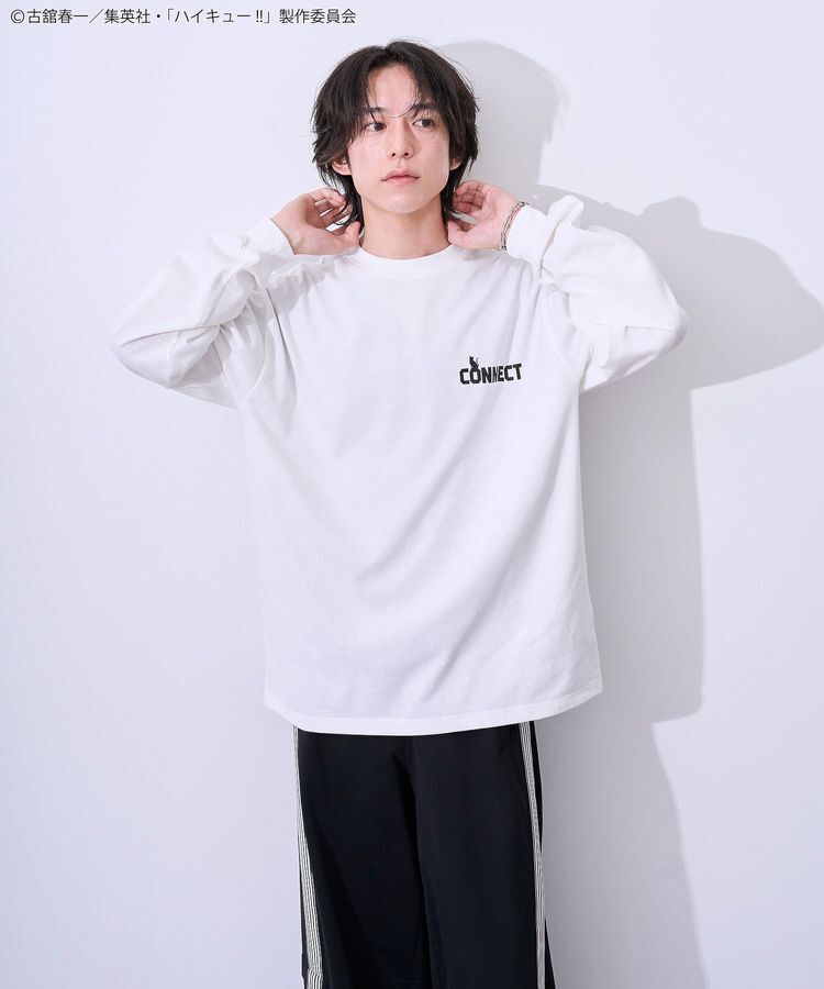 Green Parks「ハイキュー!! モノクロプリント音駒長袖Tシャツ」|Tシャツ・カットソー|