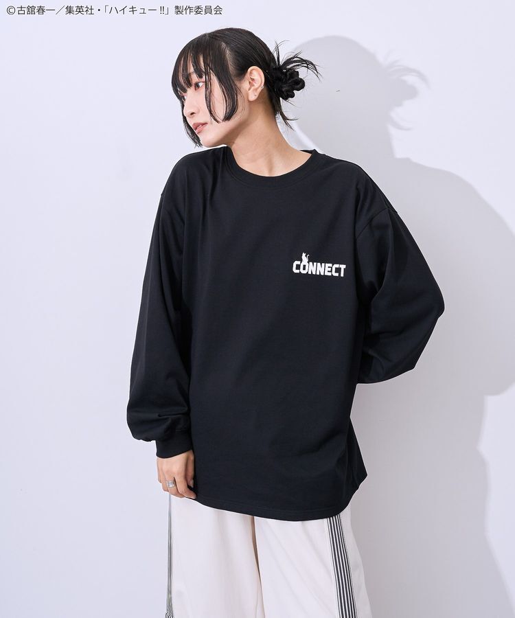 Green Parks「ハイキュー!! モノクロプリント音駒長袖Tシャツ」|Tシャツ・カットソー|