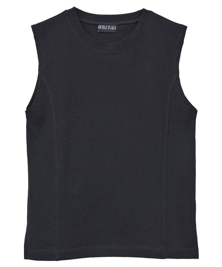 Green Parks「・DOUBLE FLAGS ピグメント切替ノースリTEE」|Tシャツ・カットソー|