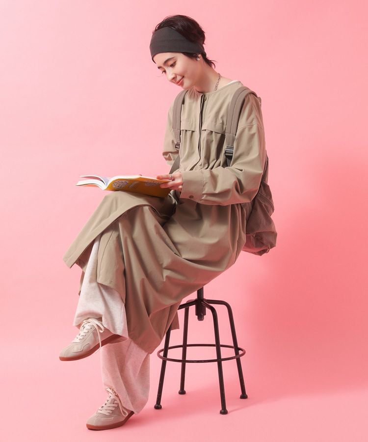 Green Parks「【楽しゃれUV】ギャザードロストワンピース」|ワンピース|