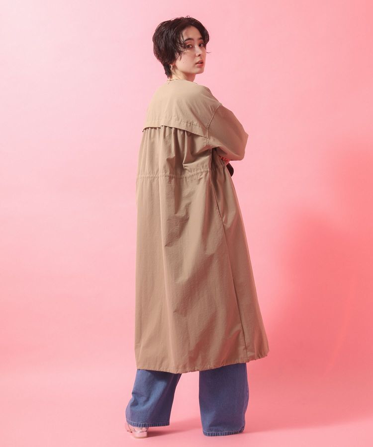 Green Parks「【楽しゃれUV】ギャザードロストワンピース」|ワンピース|