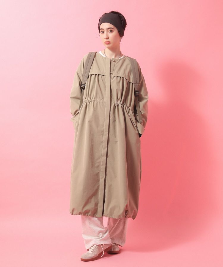 Green Parks「【楽しゃれUV】ギャザードロストワンピース」|ワンピース|