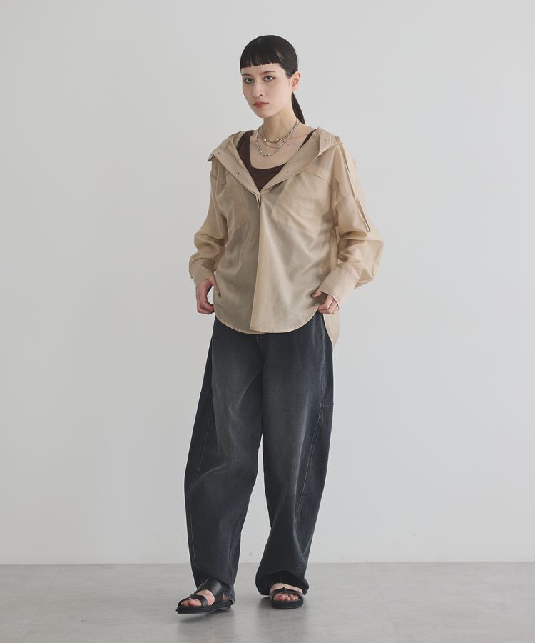 GARAGE OF GOOD CLOTHING「シアーフーディーシャツ」|シャツ・ブラウス|