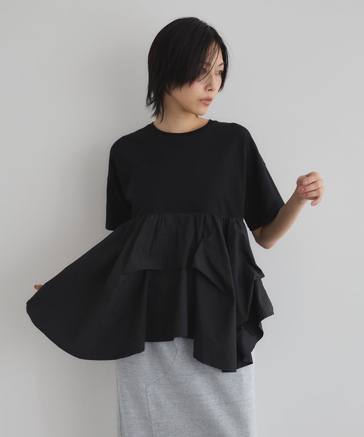 GARAGE OF GOOD CLOTHING「異素材MIXタックプルオーバー２」|Tシャツ・カットソー|