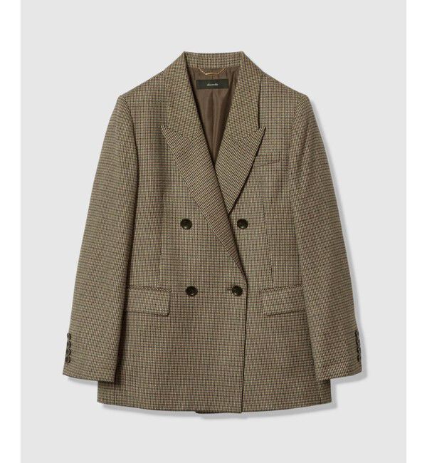 allureville「CHIC TWEEDダブルジャケット」|テーラードジャケット|