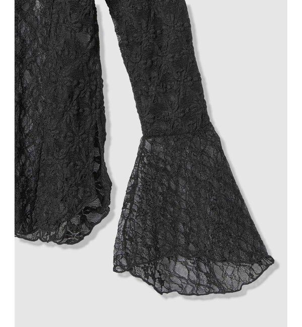 LOULOU WILLOUGHBY「【LOULOU WILLOUGHBY】ベルスリーブレースプルオーバー」|Tシャツ・カットソー|