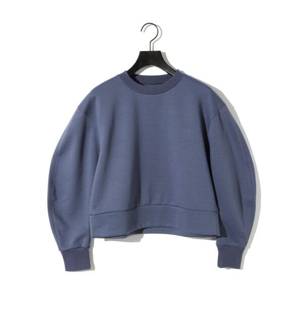 MIDIUMISOLID「MIDIUMISOLID for Ladies カーブスリーブダブルニットプルオーバー」|Tシャツ・カットソー|