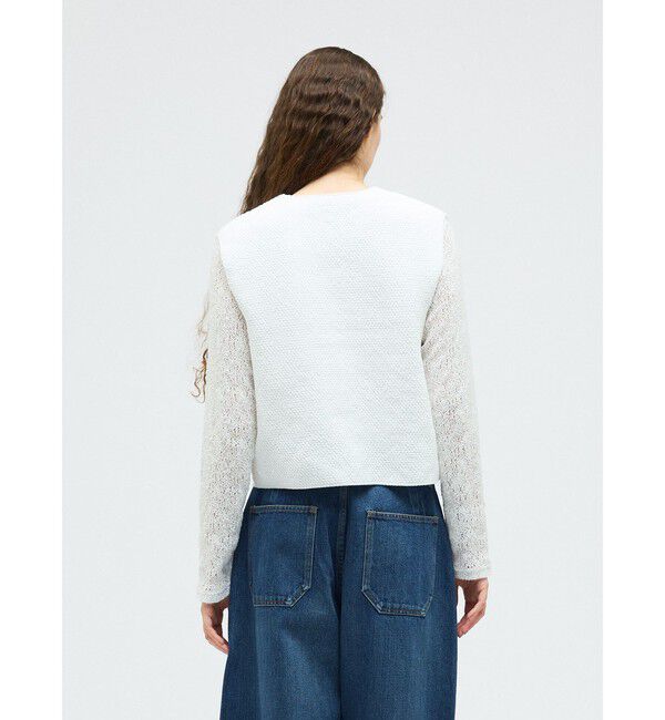 mizuiro ind「mizuiro ind ディープＶネックベスト」|ベスト・ジレ|