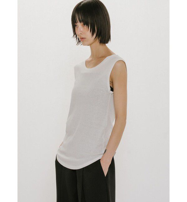 MIDIUMISOLID「MIDIUMISOLID for Ladies リブタンクトップ」|Tシャツ・カットソー|