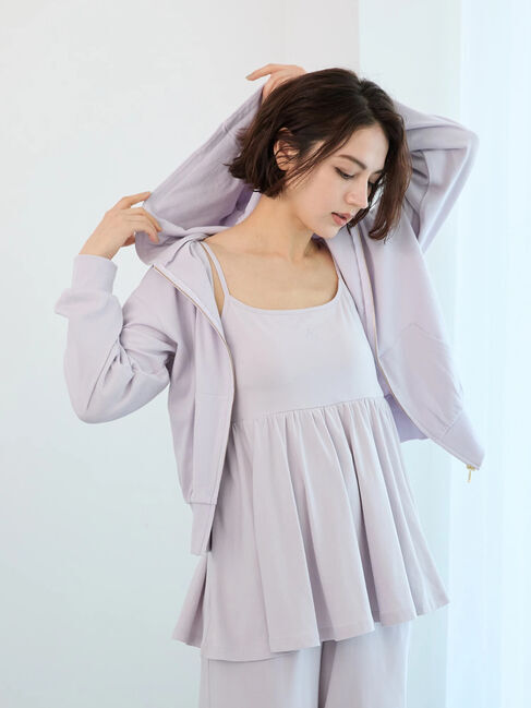 Te chichi「ワンポイント刺繍ミニ裏毛シップパーカー」|Tシャツ・カットソー|