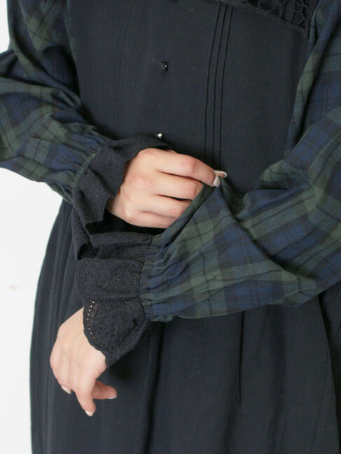 Samansa Mos2「【WEB限定】前後2WAYレース襟ブラウス」|シャツ・ブラウス|