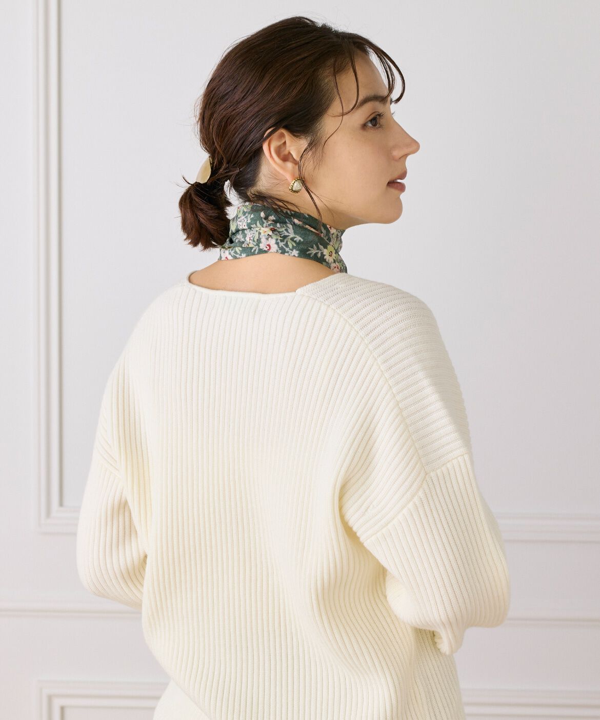 FAVORITE SUKINAMONO「Slim Darcy Scarf スリムスカーフ《Tapis Noir》」|ストール|