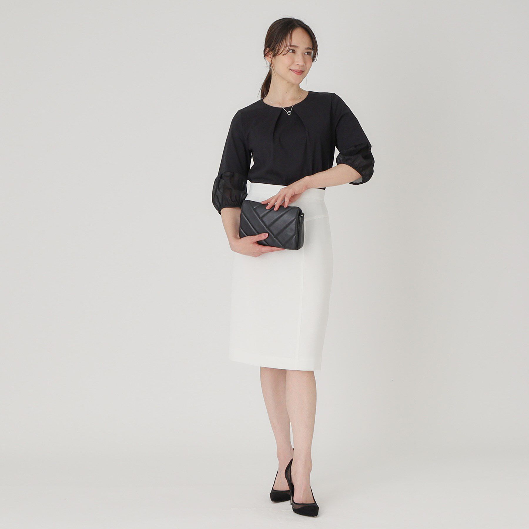 COUP DE CHANCE「【洗える／日本製】袖デザイントップス」|Tシャツ・カットソー|