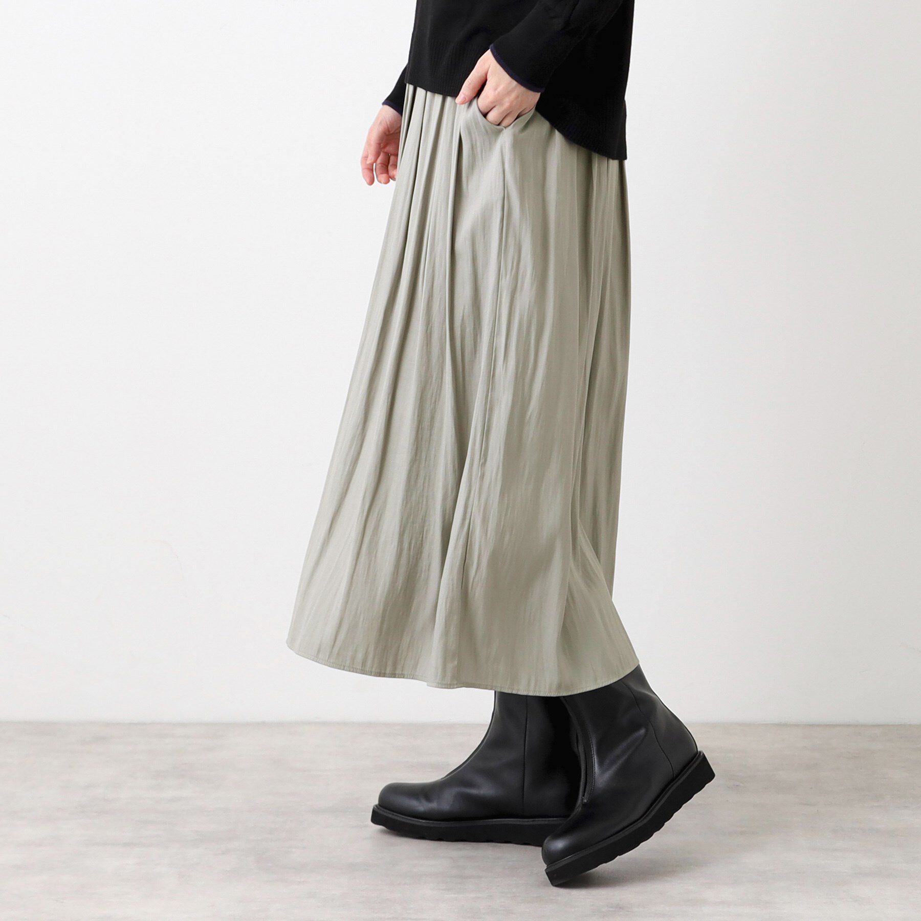 Reflect「【手洗い可／ウエスト総ゴム】シャンブレースカーチョパンツ」|その他|