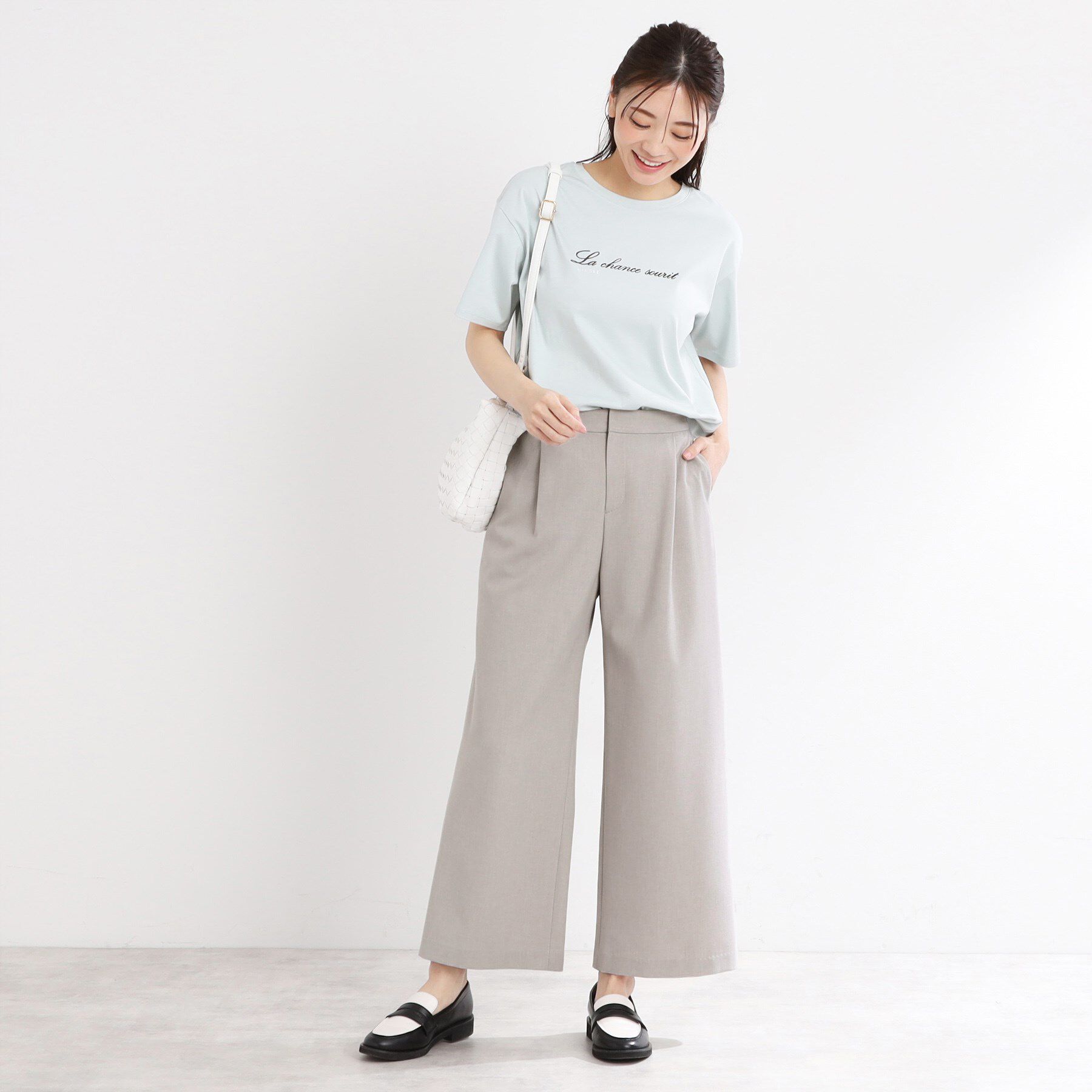 Reflect「【マシンウォッシュ可／すっきりシルエット】ワイドシルエットパンツ」|その他|