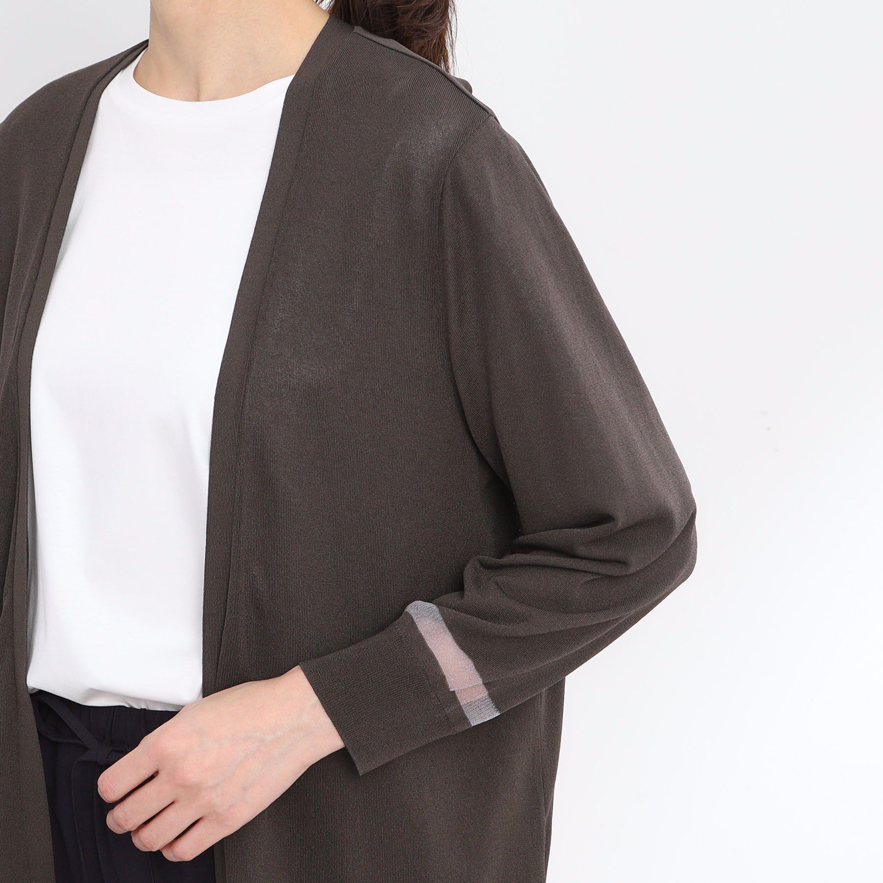 Reflect「【手洗い可】着流しカーディガン」|カーディガン|