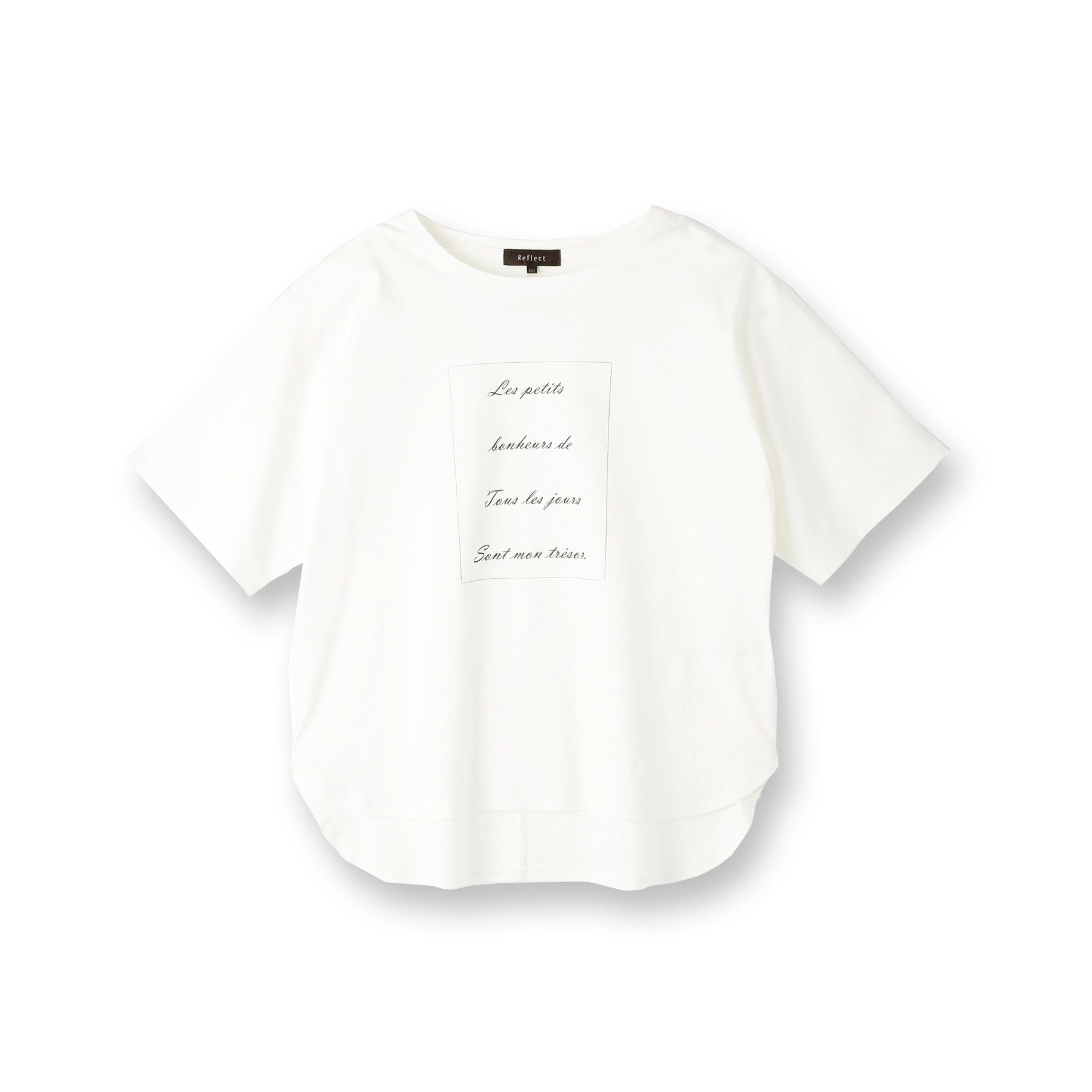 Reflect「【UVカット／接触冷感／マシンウォッシュ可】ドルマンスリーブロゴTシャツ」|Tシャツ・カットソー|