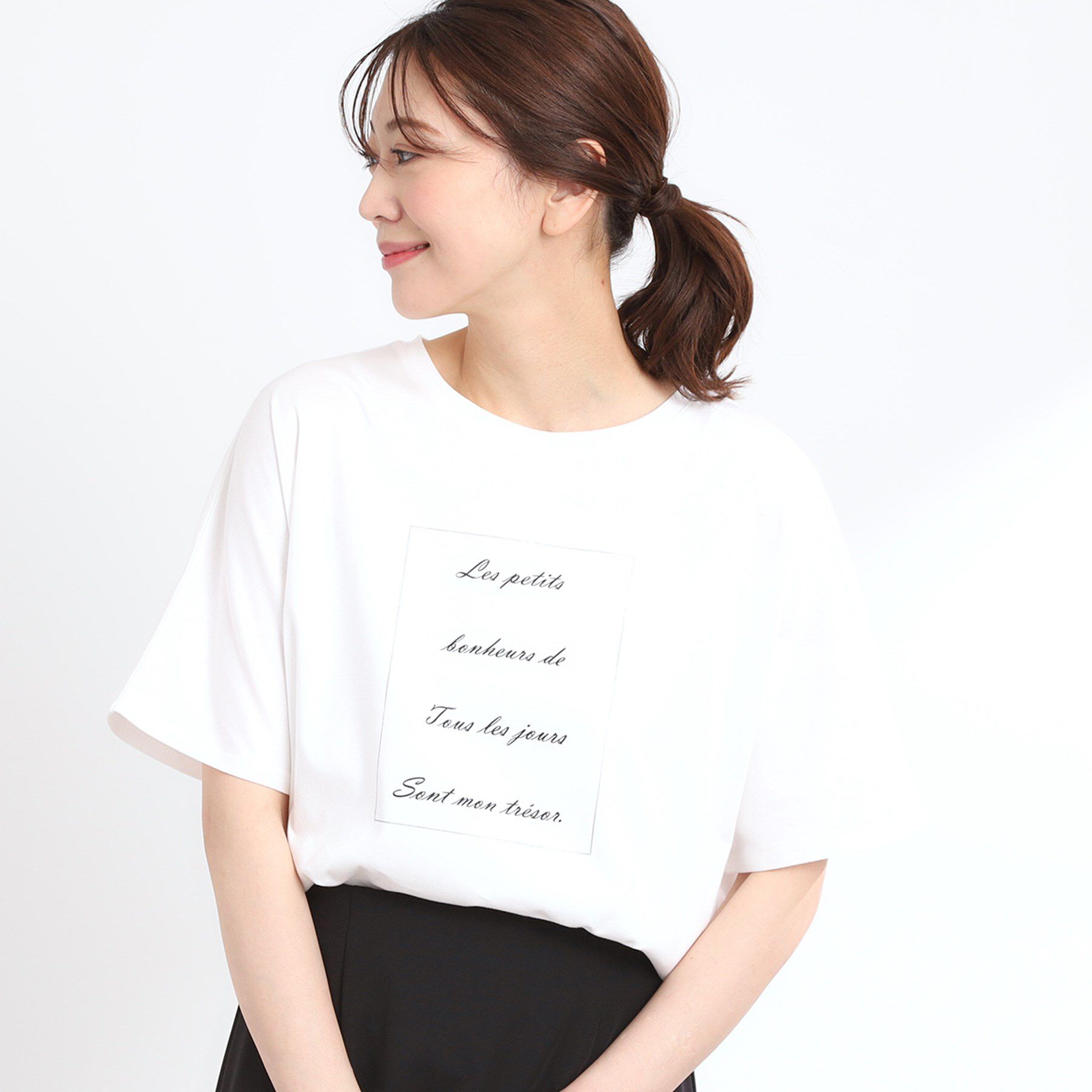 Reflect「【UVカット／接触冷感／マシンウォッシュ可】ドルマンスリーブロゴTシャツ」|Tシャツ・カットソー|